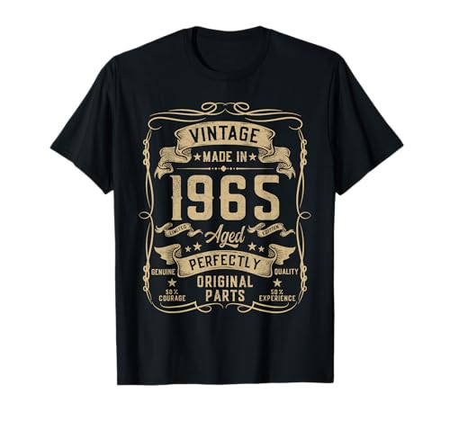 60th Birthday Gifts for Men Women 60 Year Old Vintage 1965 T-Shirt 60th Birthday Gifts for Men Women 60 Year Old Vintage 1965 T-Shirt von Cool Birthday Gifts Co.