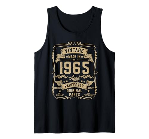 Herren 60th Birthday Gifts for Men Women 60 Year Old Vintage 1965 Tank Top Herren 60th Birthday Gifts for Men Women 60 Year Old Vintage 1965 Tank Top von Cool Birthday Gifts Co.