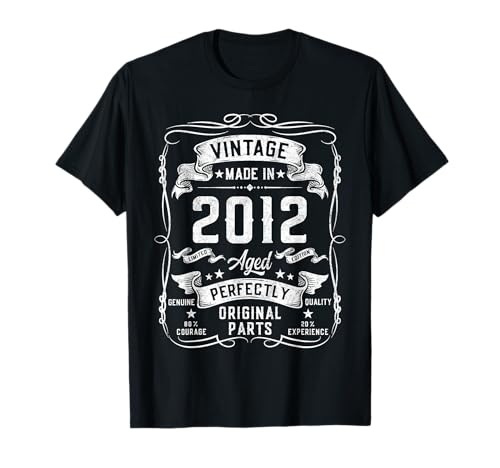 13th Birthday Gifts for Boys 13yr 13 Years Old Vintage 2012 T-Shirt 13th Birthday Gifts for Boys 13yr 13 Years Old Vintage 2012 T-Shirt von Cool Birthday Gifts Decorations For Boys Co.