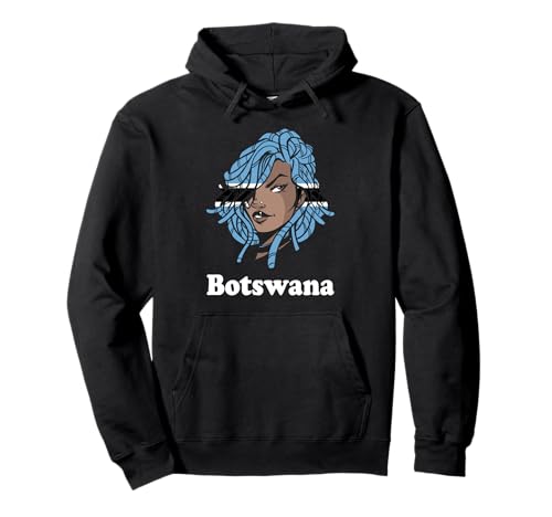 Botswana Girl Dreadlocks Botswanan Flagge Botswanan Pride Pullover Hoodie Botswana Girl Dreadlocks Botswanan Flagge Botswanan Pride Pullover Hoodie von Cool Botswanan Roots Botswana