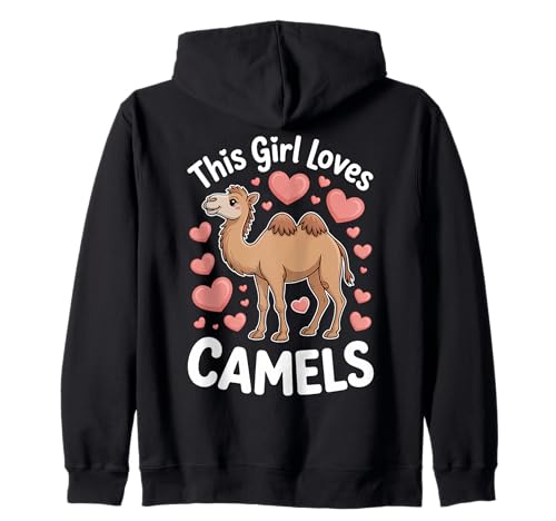 Camels Girl Lustiges Kamel Kapuzenjacke Camels Girl Lustiges Kamel Kapuzenjacke von Cool Camel Animal Fun Camels Girl Design