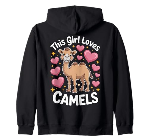 Camels Girl Lustiges Kamel Kapuzenjacke Camels Girl Lustiges Kamel Kapuzenjacke von Cool Camel Animal Fun Camels Girl Designs