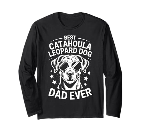 Catahoula Leopard Dog Papa Mama Lustiger Catahoula Leopardenhund Langarmshirt Catahoula Leopard Dog Papa Mama Lustiger Catahoula Leopardenhund Langarmshirt von Cool Catahoula Leopard Dog Dad Design