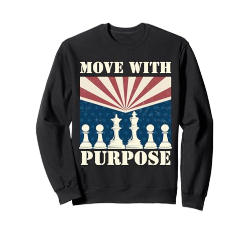 Retro Chess Art for Men Women Kids Chess Player Chess Lover Sweatshirt von Cool Chess Funny Board Game Tee