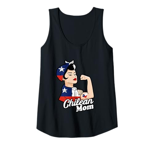Damen Chile Chilenische Mutter, chilenische Flagge, chilenische Wurzeln, chilenischer Stolz Tank Top Damen Chile Chilenische Mutter, chilenische Flagge, chilenische Wurzeln, chilenischer Stolz Tank Top von Cool Chilean Roots Chile