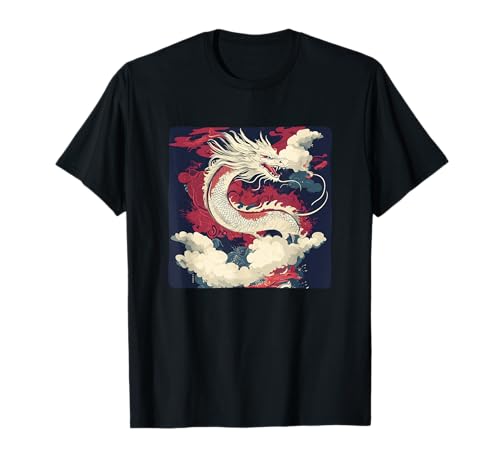 Tolles weißes Drachen-Kostüm für Jungen und Mädchen T-Shirt Tolles weißes Drachen-Kostüm für Jungen und Mädchen T-Shirt von Cool Chinese Dragon
