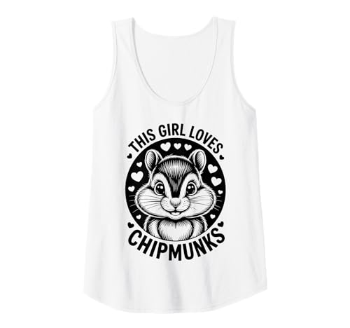 Damen Chipmunk Whisperer Lustiges Chipmunk Tank Top Damen Chipmunk Whisperer Lustiges Chipmunk Tank Top von Cool Chipmunk Animal Fun Chipmunks Design