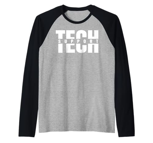 Funny Technical Support Men Women Tech Support Raglan von Cool Computer Engineer Design Tee Store
