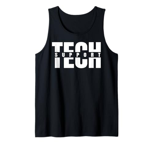 Funny Technical Support Men Women Tech Support Tank Top von Cool Computer Engineer Design Tee Store