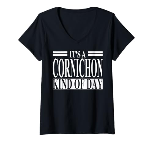 Damen Cornichon Apparel – Lustiges, süßes Cornichon-Liebhaber-Design T-Shirt mit V-Ausschnitt Damen Cornichon Apparel – Lustiges, süßes Cornichon-Liebhaber-Design T-Shirt mit V-Ausschnitt von Cool Cornichon Humor Quote Merch