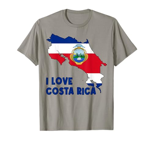 Hello San José I Love Costa Rica Karte Flagge Costa Rican Mama T-Shirt Hello San José I Love Costa Rica Karte Flagge Costa Rican Mama T-Shirt von Cool Costa Rican Happy Costa Rica Independence Day