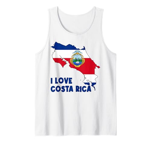 Hello San José I Love Costa Rica Karte Flagge Costa Rican Mama Tank Top Hello San José I Love Costa Rica Karte Flagge Costa Rican Mama Tank Top von Cool Costa Rican Happy Costa Rica Independence Day