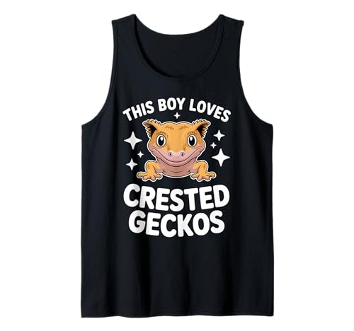 Herren Dieser Junge liebt Haubengeckos Tank Top Herren Dieser Junge liebt Haubengeckos Tank Top von Cool Crested Gecko Cool Crested Geckos Design