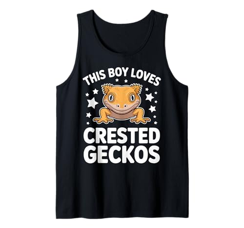 Herren Dieser Junge liebt Haubengeckos Tank Top Herren Dieser Junge liebt Haubengeckos Tank Top von Cool Crested Gecko Cool Crested Geckos Designs
