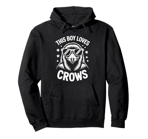 Crows Boy Lustige Krähe Pullover Hoodie von Cool Crow Funny Crows Boy Design