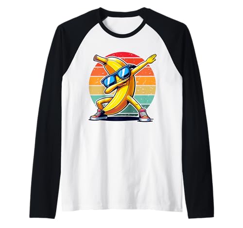 Cooles Bananen-Grafik-Design, für Herren, Damen, Kinder, Jungen, Mädchen Raglan Cooles Bananen-Grafik-Design, für Herren, Damen, Kinder, Jungen, Mädchen Raglan von Cool Dab Banana Fruit Lover Kids Party Wear