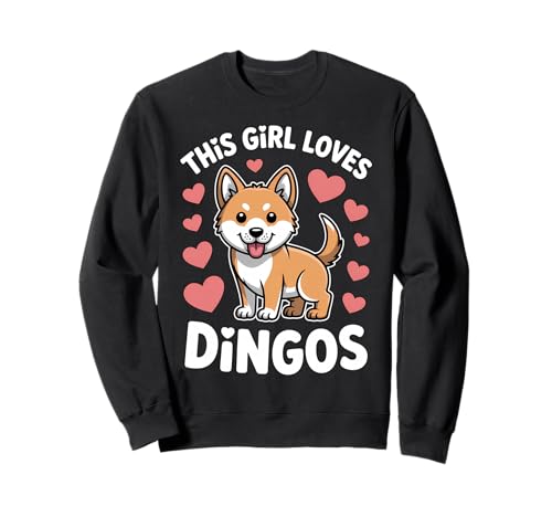 Dieses Mädchen liebt Dingos Sweatshirt Dieses Mädchen liebt Dingos Sweatshirt von Cool Dingo Fun Dingos Design