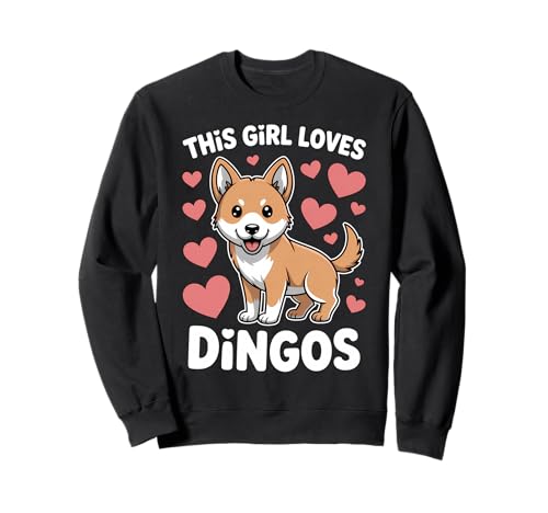 Dieses Mädchen liebt Dingos Sweatshirt von Cool Dingo Funny Dingos Design