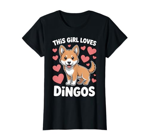 Dieses Mädchen liebt Dingos T-Shirt von Cool Dingo Funny Dingos Design