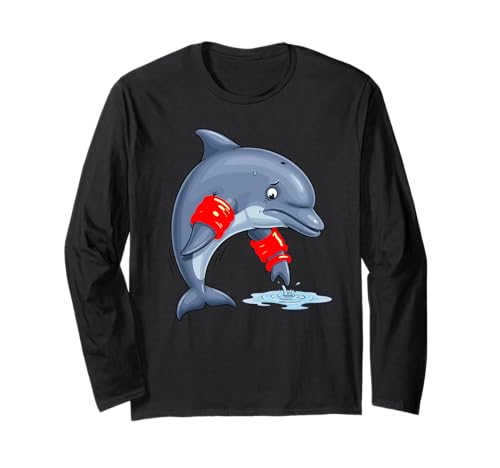 Niedliches lustiges Delfin-Schwimmlerner-Geschenk für Erwachsene und Kinder Langarmshirt Niedliches lustiges Delfin-Schwimmlerner-Geschenk für Erwachsene und Kinder Langarmshirt von Cool Dolphin Lover Swimmer Summer Vacation Present