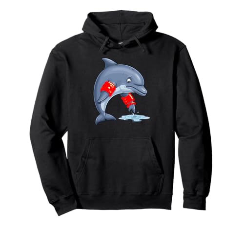 Niedliches lustiges Delfin-Schwimmlerner-Geschenk für Erwachsene und Kinder Pullover Hoodie von Cool Dolphin Lover Swimmer Summer Vacation Present