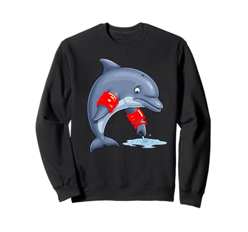 Niedliches lustiges Delfin-Schwimmlerner-Geschenk für Erwachsene und Kinder Sweatshirt Niedliches lustiges Delfin-Schwimmlerner-Geschenk für Erwachsene und Kinder Sweatshirt von Cool Dolphin Lover Swimmer Summer Vacation Present