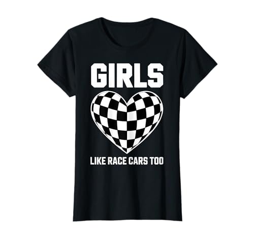 Drag-Racing-Mädchen mögen Rennwagen, zu lustige Rennwagen T-Shirt von Cool Drag Racing Girl Funny Racing Car Designs