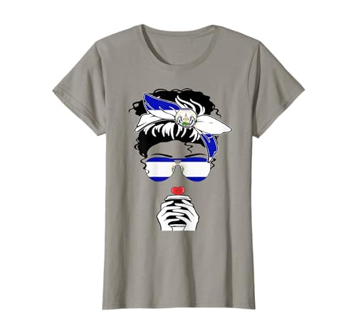 Coole salvadorianische Kaffeetasse Mama Girl Tante EL Salvador Flagge Druck T-Shirt von Cool El Salvador Independence Day Proud Salvadoran