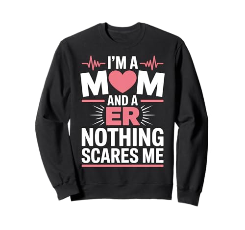 Notaufnahme Mama Notaufnahme Lustig ER Krankenschwester Sweatshirt von Cool Emergency Nurse Funny ER Nursing Design