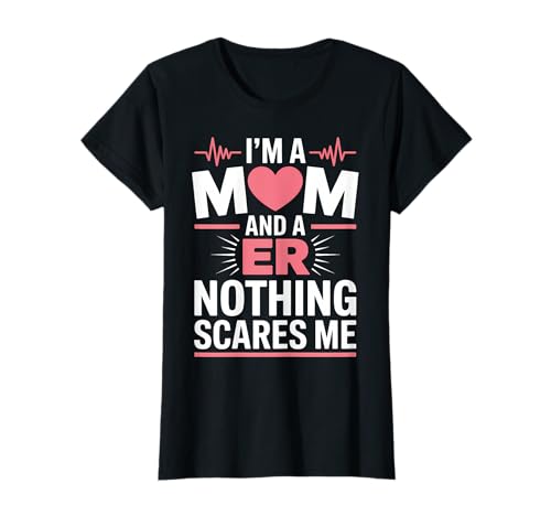 Notaufnahme Mama Notaufnahme Lustig ER Krankenschwester T-Shirt von Cool Emergency Nurse Funny ER Nursing Design