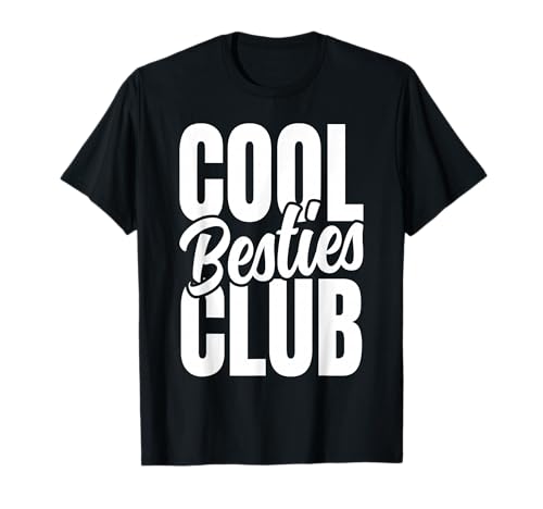 Jungen Mädchen Freundschaft Tag Cool Besties Club T-Shirt Jungen Mädchen Freundschaft Tag Cool Besties Club T-Shirt von Cool Family Club Reunion Outfits