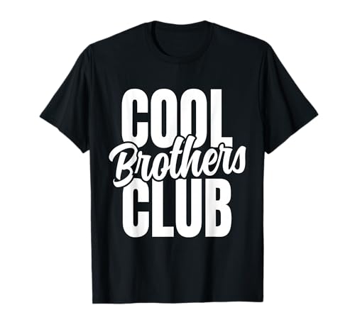 Jungen Mädchen Geschwister Tag passen Cool Brothers Club T-Shirt von Cool Family Club Reunion Outfits