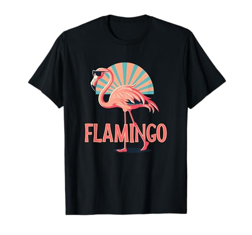 Lustiges Flamingo-Kostüm mit Bespektakel für Jungen und Mädchen T-Shirt von Cool Flamingo Outfit