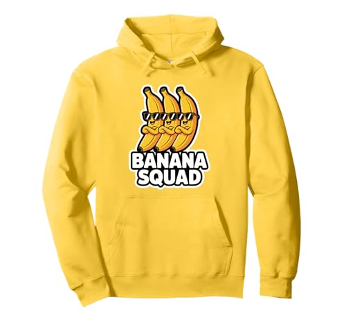 Banana Squad Funny Fruit Banana Lover Team Banana Crew Kinder Pullover Hoodie Banana Squad Funny Fruit Banana Lover Team Banana Crew Kinder Pullover Hoodie von Cool Funny Banana Squad Cartoon Fruit T-Shirt
