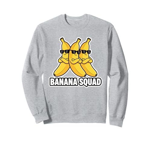 Banana Squad Funny Fruit Banana Lover Team Banana Crew Kinder Sweatshirt Banana Squad Funny Fruit Banana Lover Team Banana Crew Kinder Sweatshirt von Cool Funny Banana Squad Cartoon Fruit T-Shirt