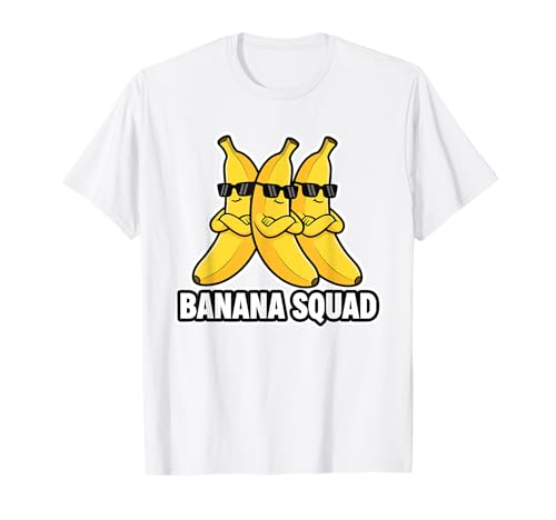Banana Squad Funny Fruit Banana Lover Team Banana Crew Kinder T-Shirt Banana Squad Funny Fruit Banana Lover Team Banana Crew Kinder T-Shirt von Cool Funny Banana Squad Cartoon Fruit T-Shirt