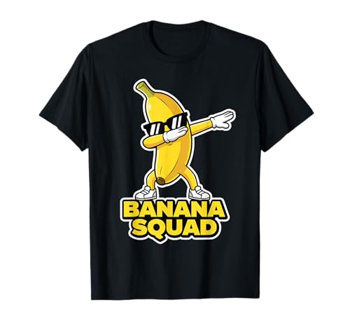 Banana Squad Lustiges Dabbing Banana Food & Dab Fruit für Jungen für Kinder T-Shirt Banana Squad Lustiges Dabbing Banana Food & Dab Fruit für Jungen für Kinder T-Shirt von Cool Funny Banana Squad Cartoon Fruit T-Shirt