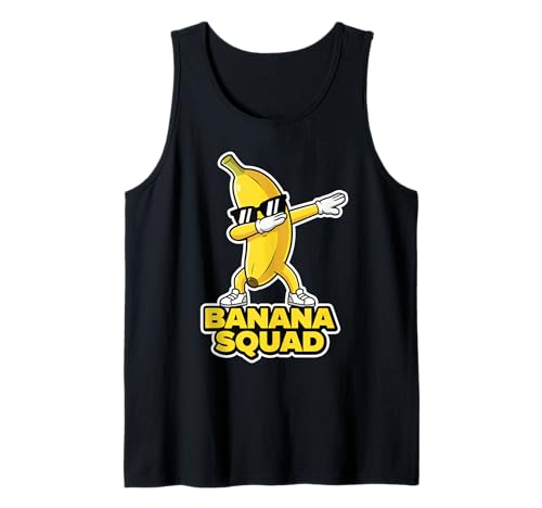 Banana Squad Lustiges Dabbing Banana Food & Dab Fruit für Jungen für Kinder Tank Top Banana Squad Lustiges Dabbing Banana Food & Dab Fruit für Jungen für Kinder Tank Top von Cool Funny Banana Squad Cartoon Fruit T-Shirt