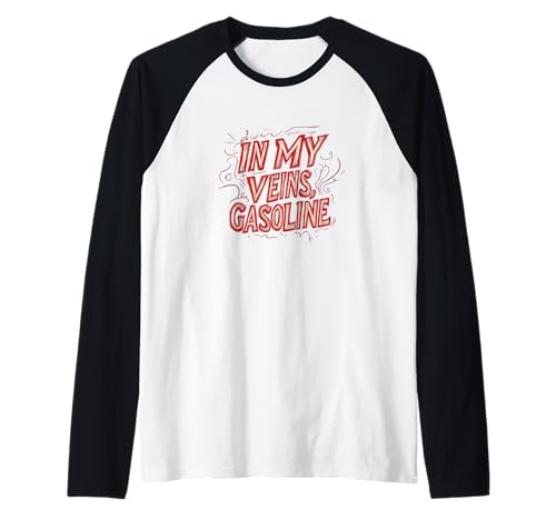 The Power of Benzin in My Veins für Jungen und Mädchen Raglan The Power of Benzin in My Veins für Jungen und Mädchen Raglan von Cool Gasoline Speech