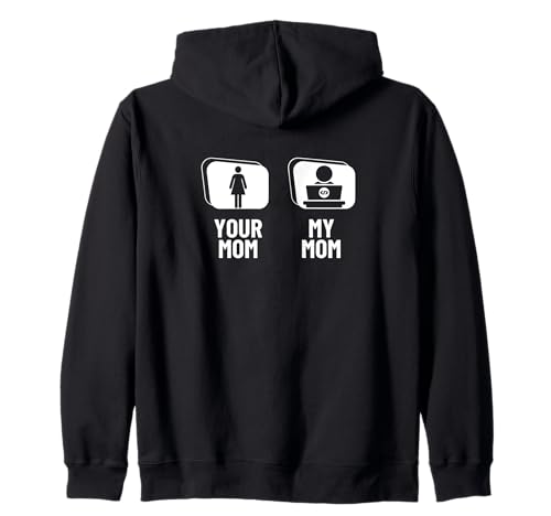 Coder Your Mom My Mama Tochter Sohn Lustiger Softwareentwickler Kapuzenjacke Coder Your Mom My Mama Tochter Sohn Lustiger Softwareentwickler Kapuzenjacke von Cool Gifts For Tech Nerds And Coder Gifts