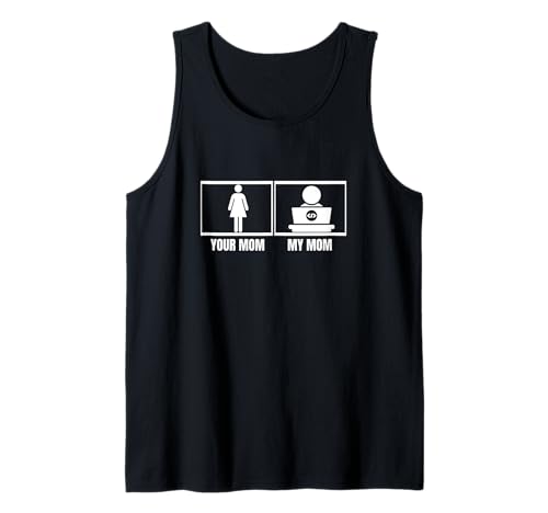 Coder Your Mom My Mama Tochter Sohn Lustiger Softwareentwickler Tank Top Coder Your Mom My Mama Tochter Sohn Lustiger Softwareentwickler Tank Top von Cool Gifts For Tech Nerds And Coder Gifts