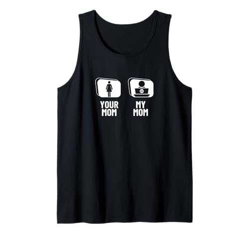 Coder Your Mom My Mama Tochter Sohn Lustiger Softwareentwickler Tank Top Coder Your Mom My Mama Tochter Sohn Lustiger Softwareentwickler Tank Top von Cool Gifts For Tech Nerds And Coder Gifts