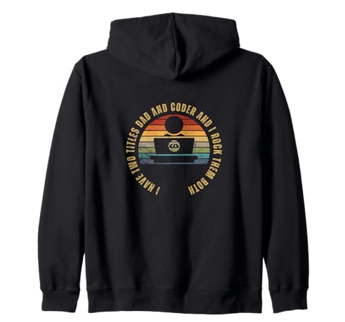 Programmer And Dad Proud Coder Funny Men Softwareentwickler Kapuzenjacke Programmer And Dad Proud Coder Funny Men Softwareentwickler Kapuzenjacke von Cool Gifts For Tech Nerds And Coder Gifts