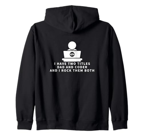 Programmer And Dad Proud Coder Funny Men Softwareentwickler Kapuzenjacke Programmer And Dad Proud Coder Funny Men Softwareentwickler Kapuzenjacke von Cool Gifts For Tech Nerds And Coder Gifts