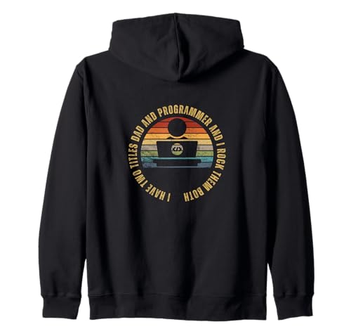 Programmierer und Vater, stolzer Programmierer, lustige Männer, Software-Ingenieur Kapuzenjacke von Cool Gifts For Tech Nerds And Coder Gifts