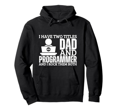 Programmierer und Vater, stolzer Programmierer, lustige Männer, Software-Ingenieur Pullover Hoodie von Cool Gifts For Tech Nerds And Coder Gifts
