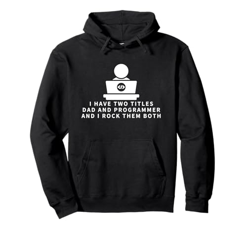 Programmierer und Vater, stolzer Programmierer, lustige Männer, Software-Ingenieur Pullover Hoodie von Cool Gifts For Tech Nerds And Coder Gifts
