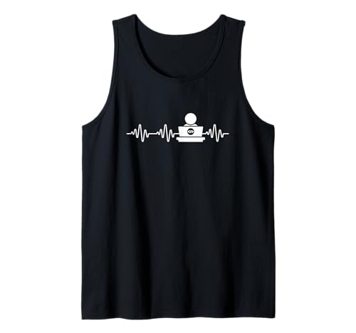 Software Engineer Heartbeat Men Coder Softwareentwickler Tank Top Software Engineer Heartbeat Men Coder Softwareentwickler Tank Top von Cool Gifts For Tech Nerds And Coder Gifts