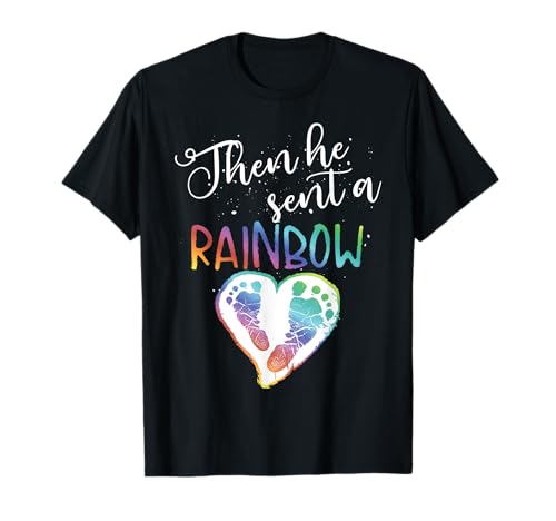 Funny Baby Pregnancy Announcement Rainbow Gift Mom To Be T-Shirt von Cool God Sent Expectant Women Mother Cute Art