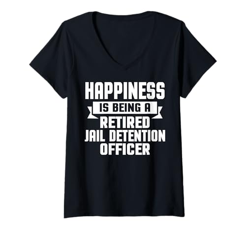 Damen Bekleidung für Gefängnisbeamte — bestes lustiges Offiziers-Design T-Shirt mit V-Ausschnitt Damen Bekleidung für Gefängnisbeamte — bestes lustiges Offiziers-Design T-Shirt mit V-Ausschnitt von Cool Jail Detention Officer Humor Quote Merch